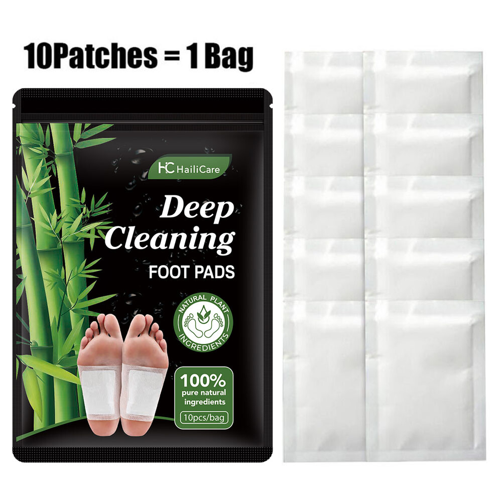 300-10PC Detox Foot Patches Pads Body Toxins Feet Slimming Deep Cleansing Herbal