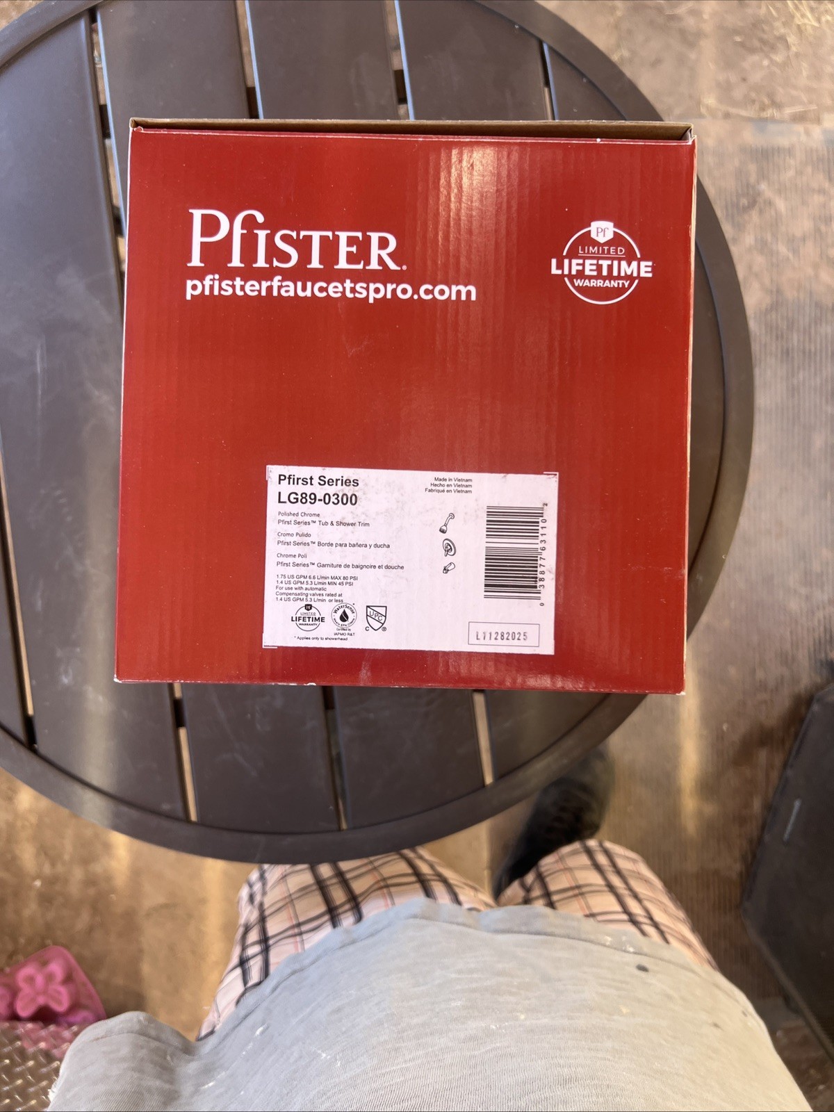 Pfister LG89-0300 Pfirst Series 1-Handle Tub & Shower Trim Polished Chrome Pfister LG89-0300 Pfirst Series 1-Handle Tub & Shower Trim Polished Chrome