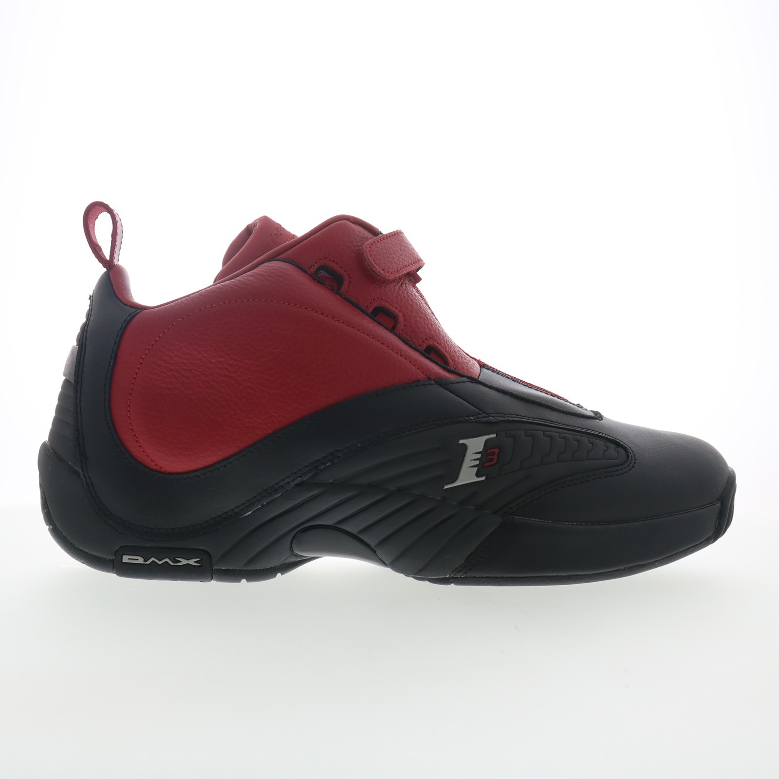 Reebok Answer IV Mens Red Leather Zipper Athletic Basketball Shoes 14