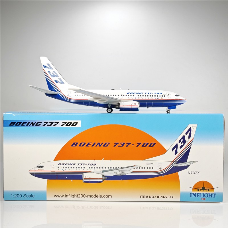1:200 InFlight Boeing 737-700 N737X​ Passenger Airplane Diecast Plane Model