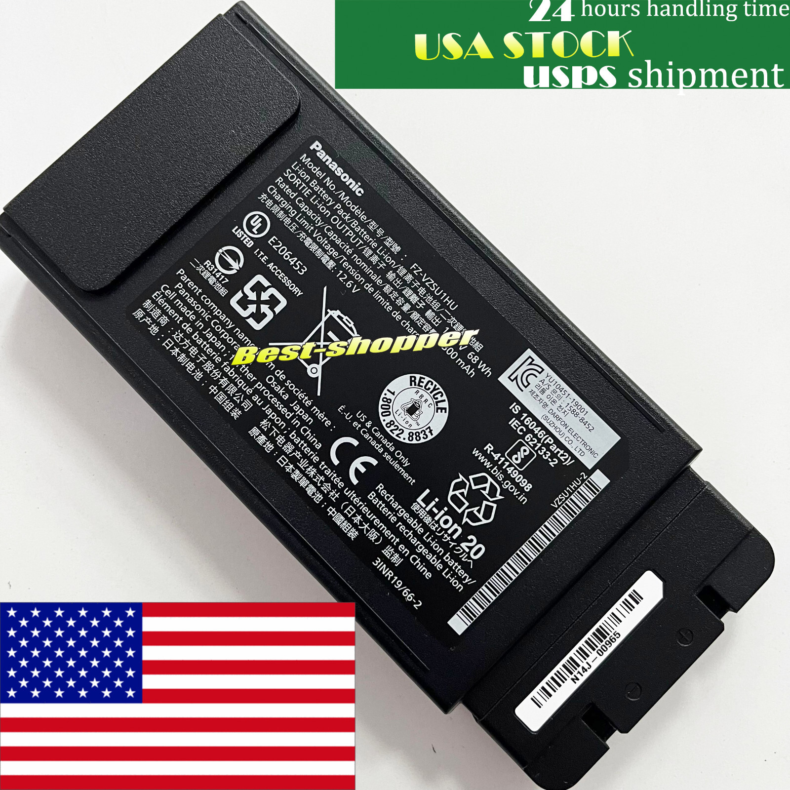 New Genuine OEM FZ-VZSU1HU Battery for PANASONIC Toughbook 55 FZ-55 Mk1 68Wh New Genuine OEM FZ-VZSU1HU Battery for PANASONIC Toughbook 55 FZ-55 Mk1 68Wh