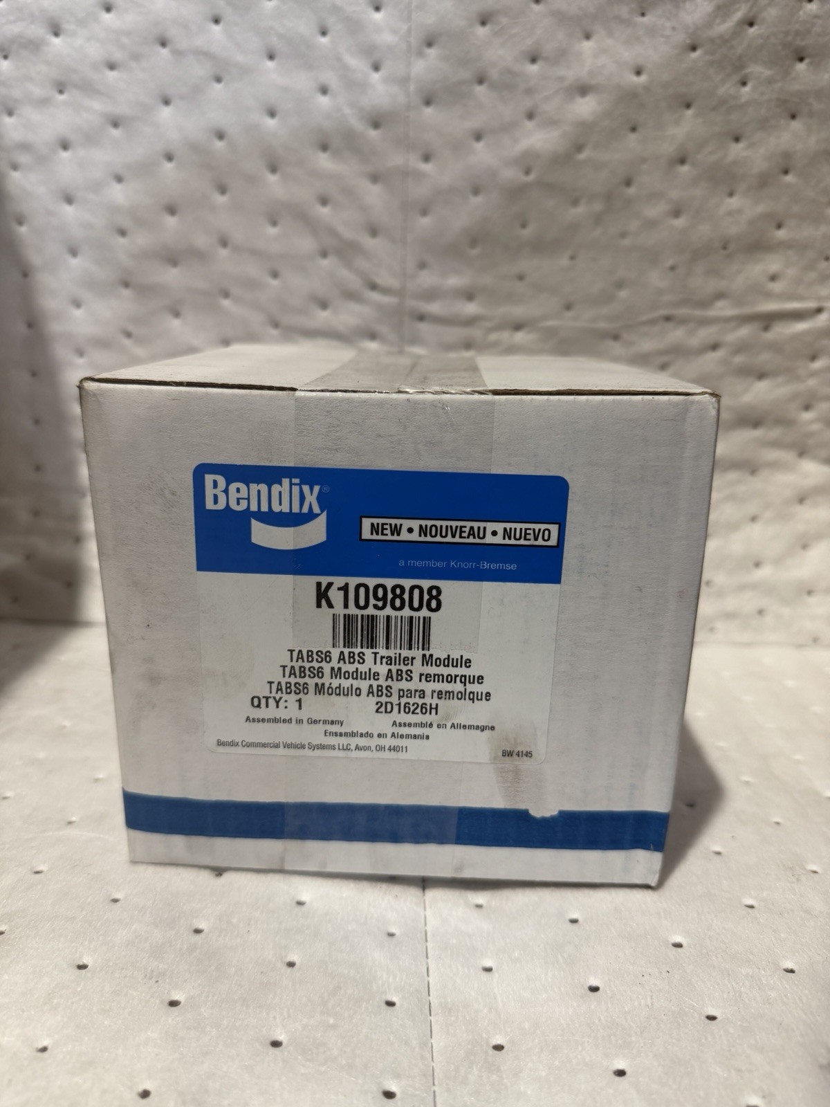 BENDIX TABS-6 2S/1M Standard Trailer ABS Module BENDIX TABS-6 2S/1M Standard Trailer ABS Module