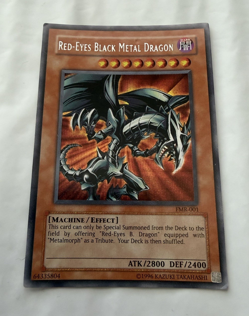 Red-Eyes Black Metal Dragon FMR-001 -  Yugioh Holo Promo