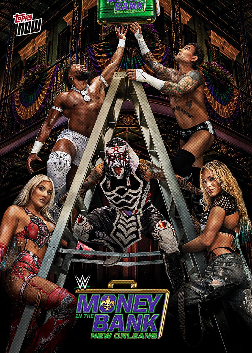 PRE-ORDER 2026 Punk/Penta/Tiff/Trick/Sol #MITB Topps Now WWE Money In the Bank