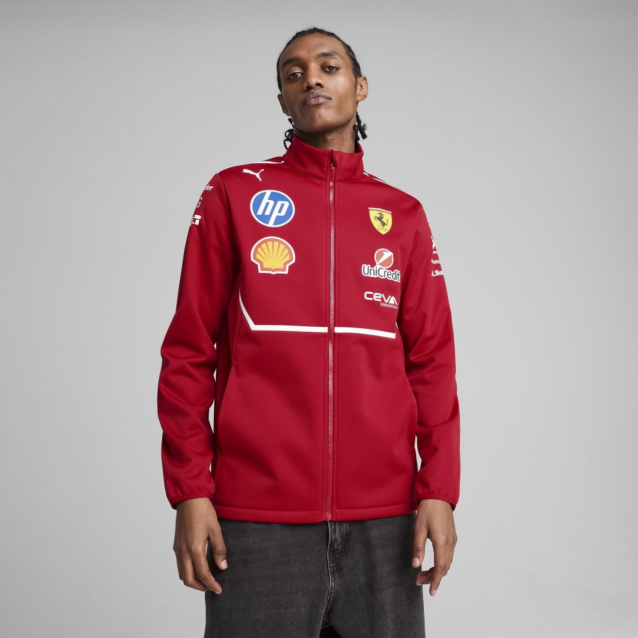 Scuderia Ferrari F1 2025 Team Softshell Jacket - Red - Size L