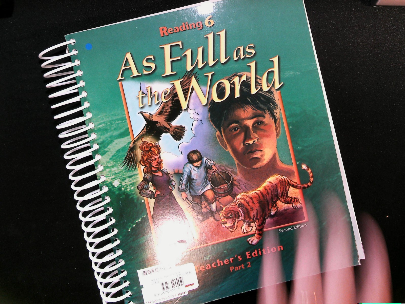 BJU Reading 6 As Full as the World 6-Piece Set 2nd Ed Reader Worktext TE Flip Ch