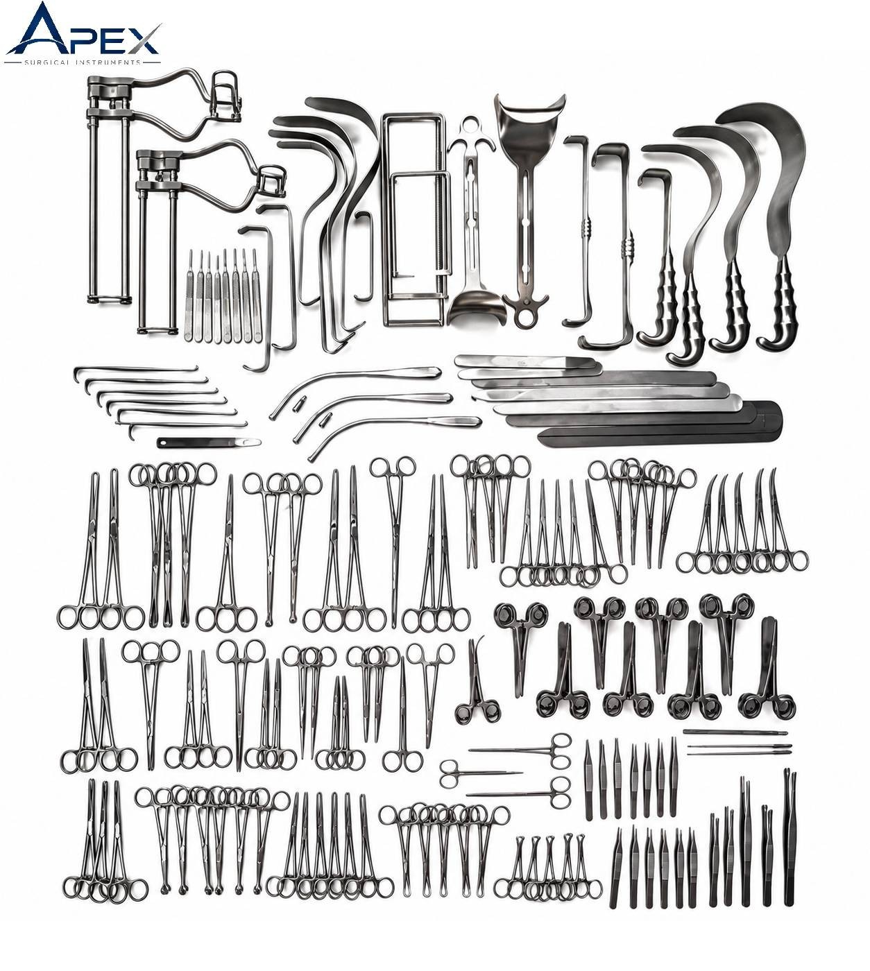 197 pcs Laparotomy Surgery Set - Surgical Premium Quality Instruments 197 pcs Laparotomy Surgery Set - Surgical Premium Quality Instruments