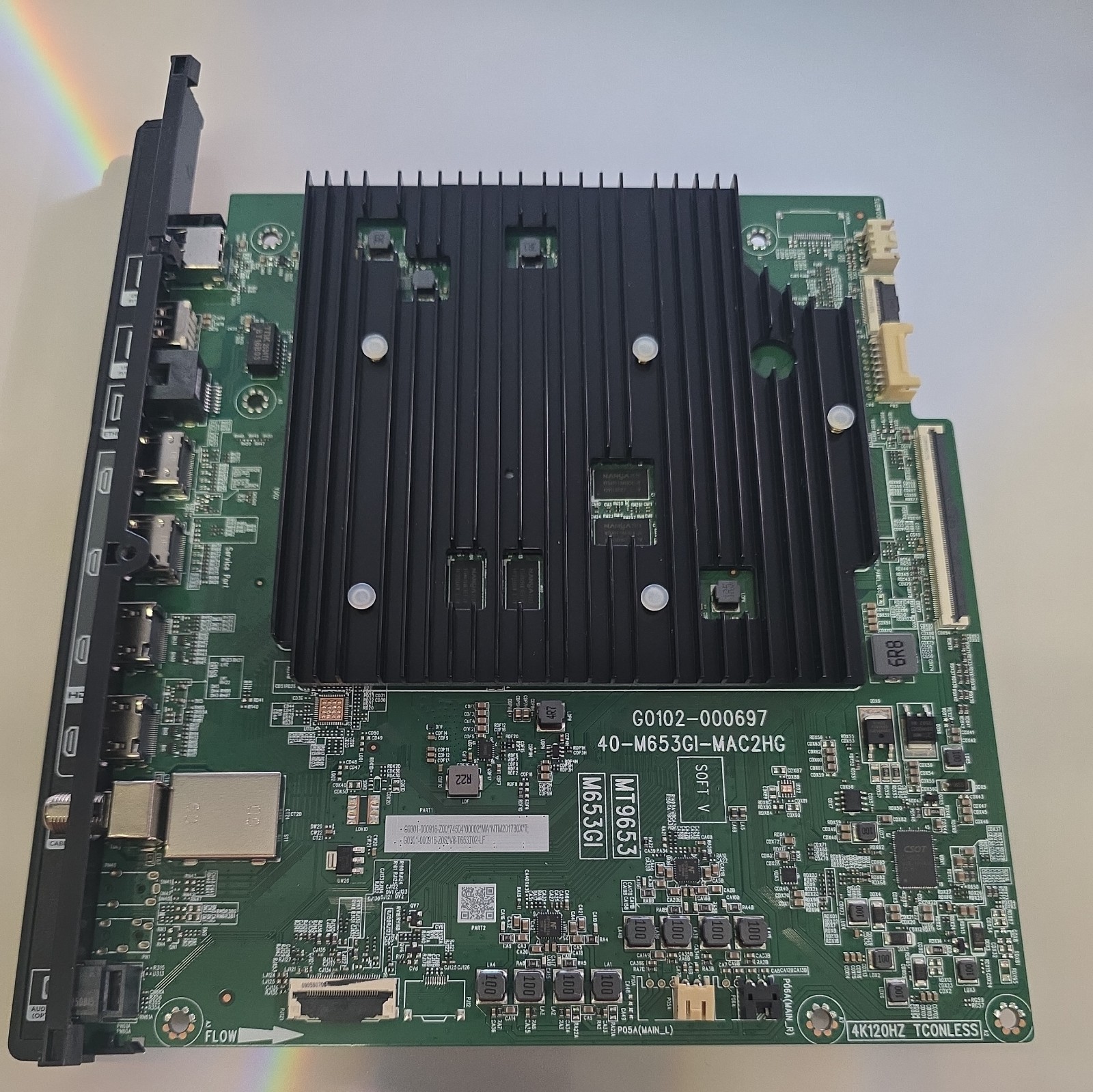 G0301-000916-Z00 TCL Main Board, G0102-000697, 40-M653GI-MAC2HG, 65QM67K, 75QM6K