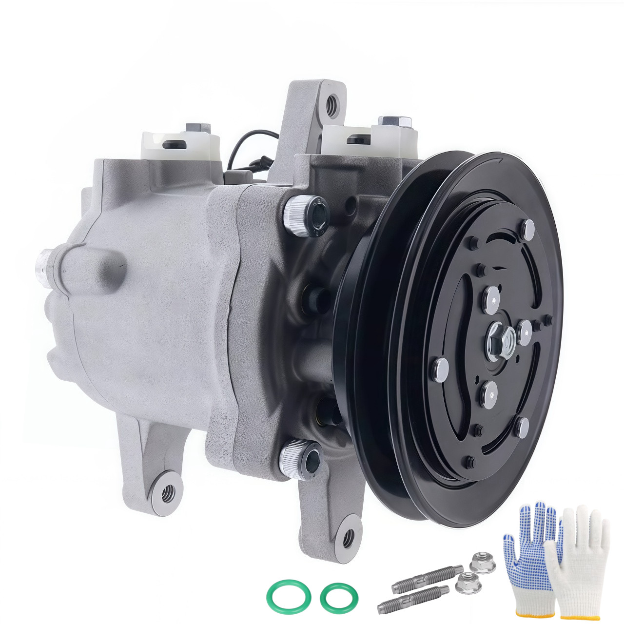 For 1995-2012 Kubota Diesel Replaces Denso SV07E AC Compressor & A/C Clutch