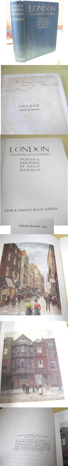 LONDON VANISHED & VANISHING,1905,Norman,Illust.