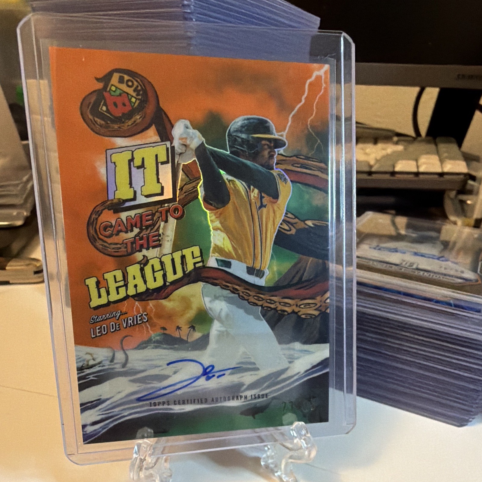 Bowman Chrome 2026 It Came to the League IT-1 Leo De Vries Auto /25 Athletics Bowman Chrome 2026 It Came to the League IT-1 Leo De Vries Auto /25 Athletics