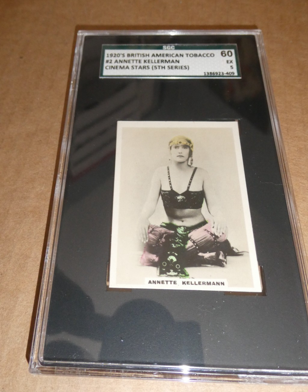 HTF SGC 5 60 1920s #2 Annette Kellerman British American Tobacco Cinema Card HTF SGC 5 60 1920s #2 Annette Kellerman British American Tobacco Cinema Card