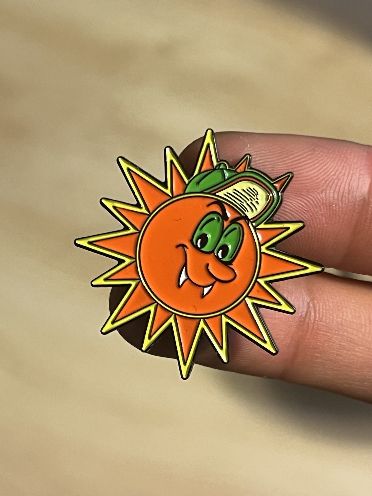 FEID Sun & Moon Enamel Pins – Custom Metal Lapel Pins for Hat, Jacket, Backpack 