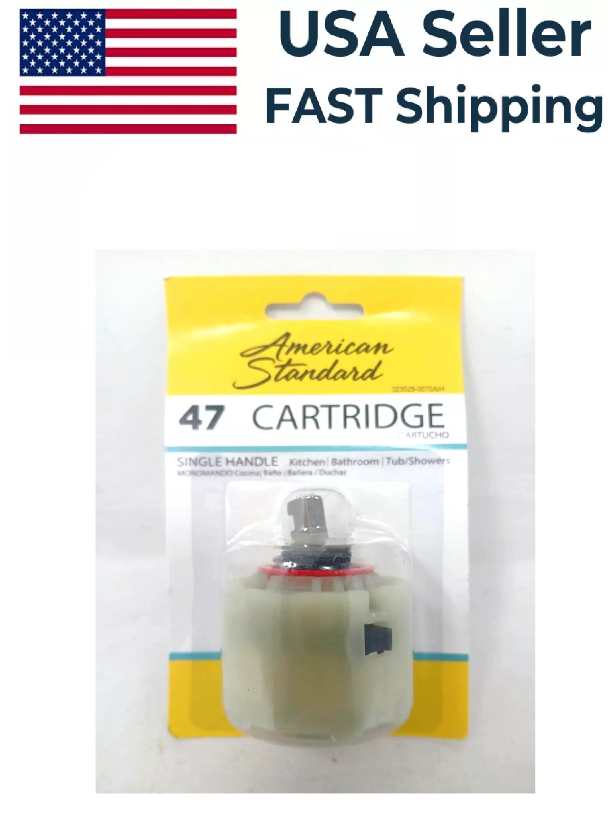 American Standard Faucet Replacement 47 MM 1-Handle Trim Valve Cartridge - White