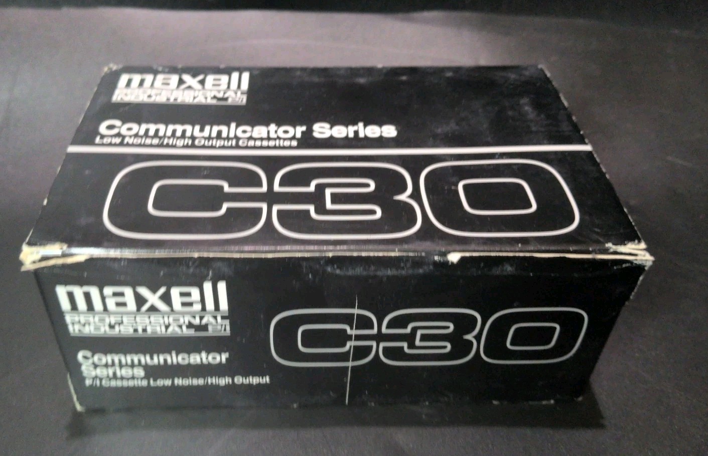 Maxell C30 Professional Industrial P/I Audio Cassette Tapes Box of 10 New Maxell C30 Professional Industrial P/I Audio Cassette Tapes Box of 10 New