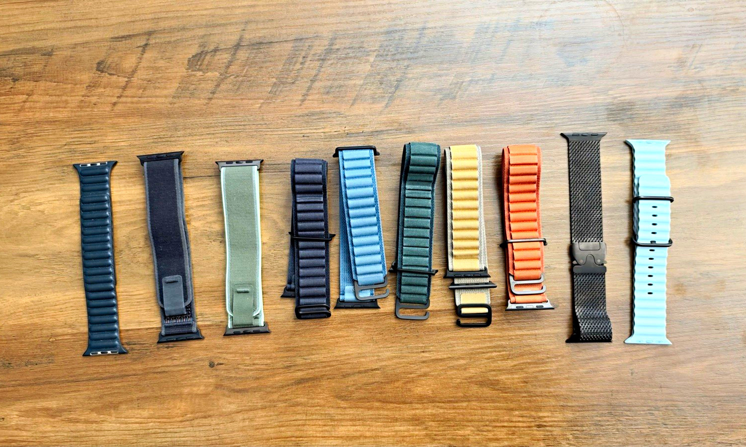 Lot of 10 Genuine Apple Watch Ultra Bands - Black Hardware Lot of 10 Genuine Apple Watch Ultra Bands - Black Hardware