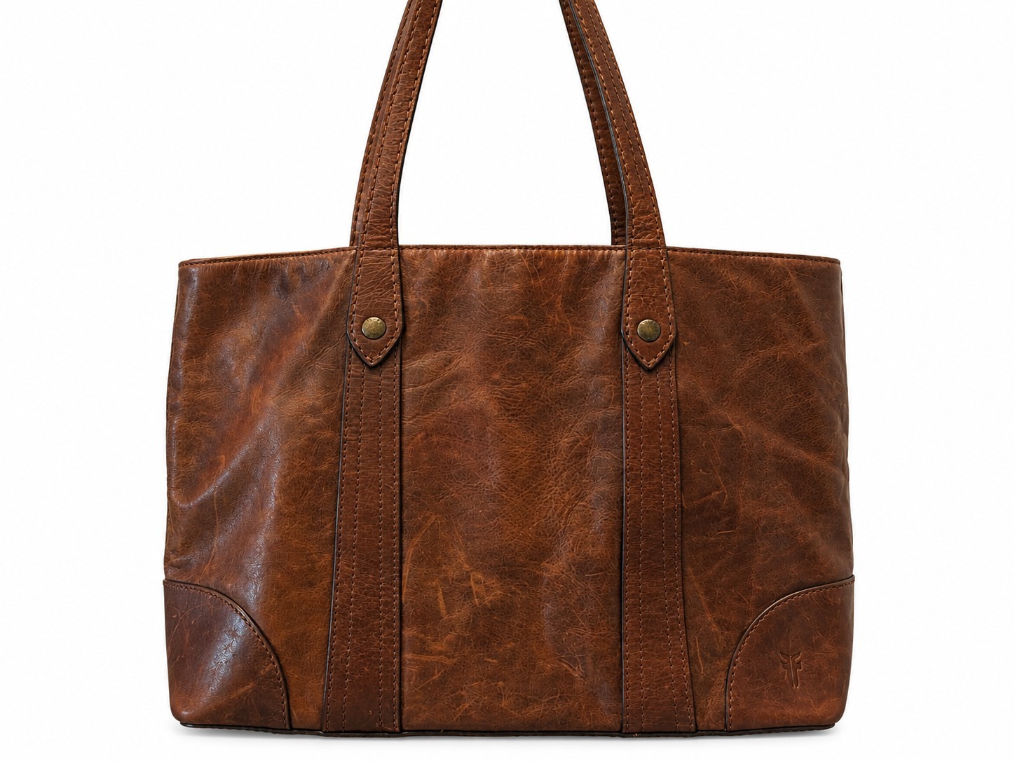 Frye Melissa Dark Brown Distressed Leather Tote Bag - NWT Frye Melissa Dark Brown Distressed Leather Tote Bag - NWT