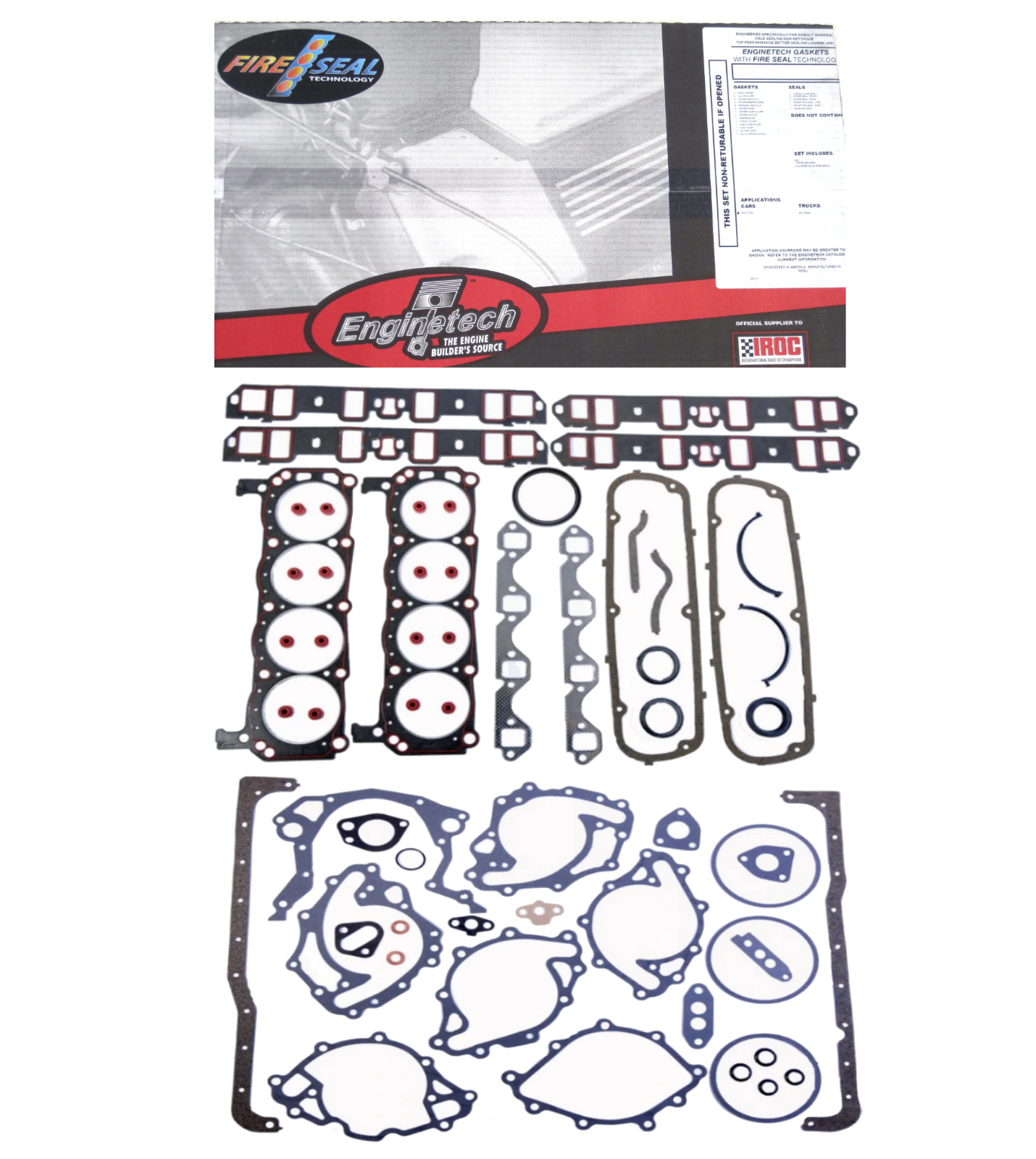 Full Overhaul Gasket Set for 1982-1985 Ford Lincoln Mercury SBF 302 5.0L V8