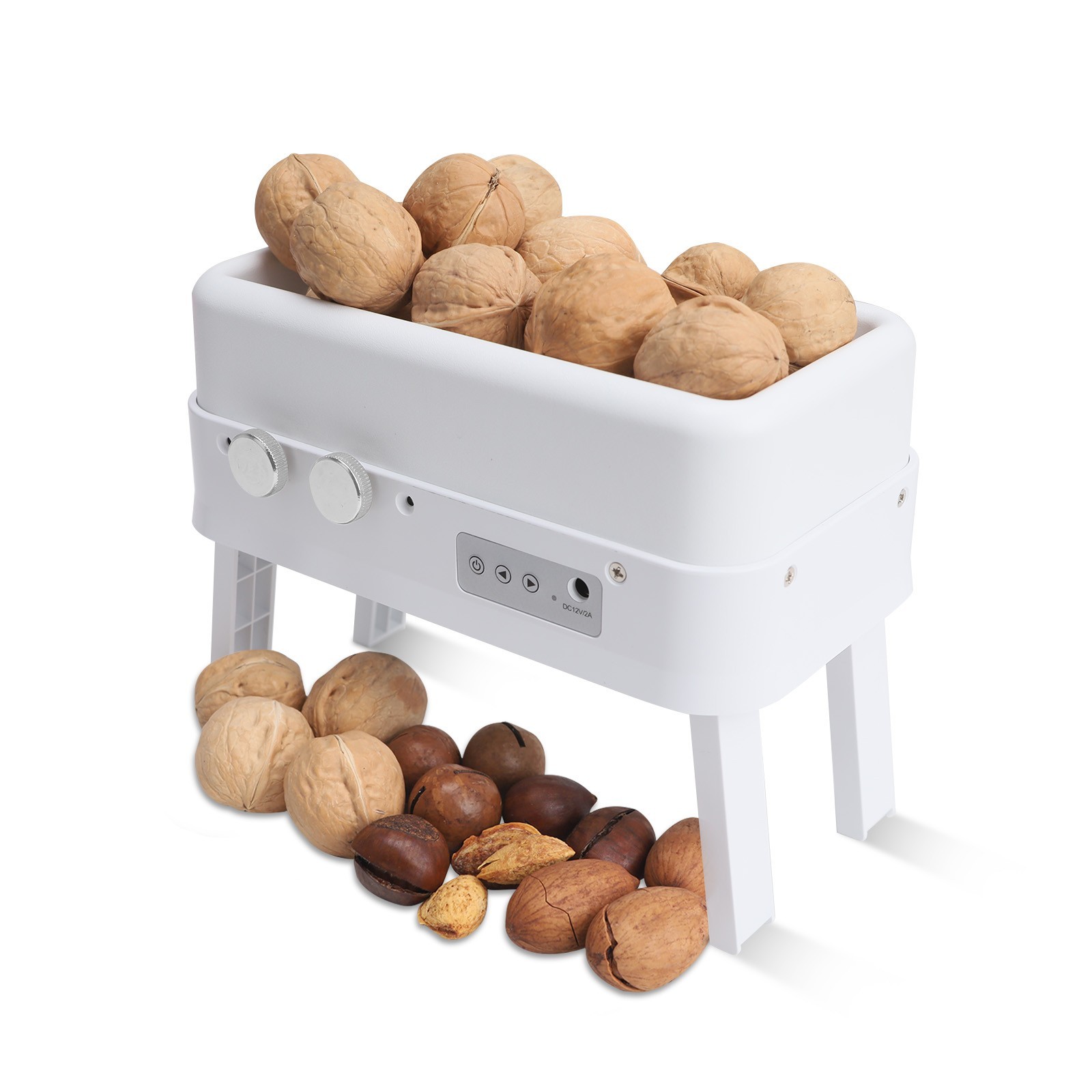 Electric Nutcracker Machine, Heavy Duty Automatic Almond Sheller & Walnut Pecan