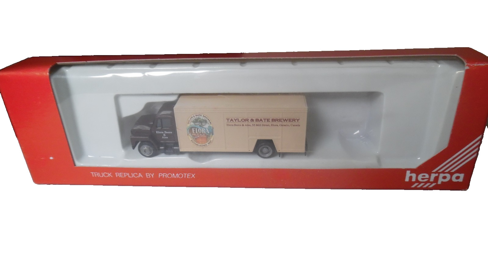 Herpa Promotex 6136, Taylor & Bate Brewery Truck, Elora Beers Ales 1/87 HO Scale