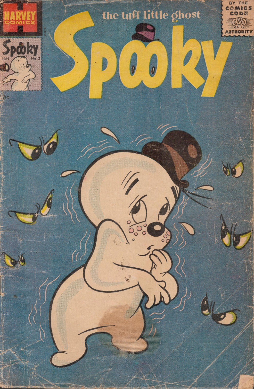 54596: HARVEY COMICS SPOOKY THE TUFF LITTLE GHOST #2 G Grade 54596: HARVEY COMICS SPOOKY THE TUFF LITTLE GHOST #2 G Grade
