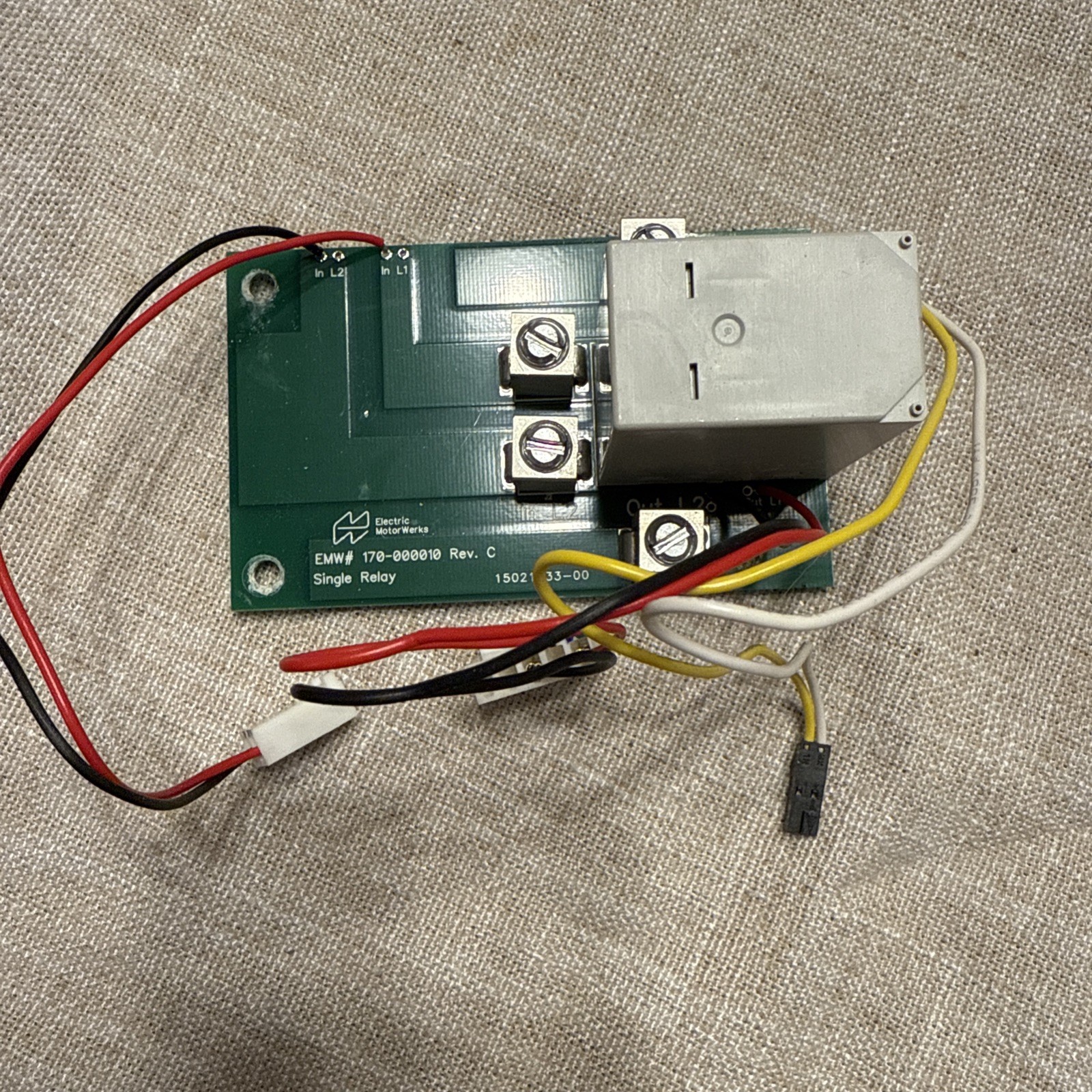 Replacement Relay JuiceBox Pro 40/32 EVSE 2017-2020 (For box w 3 front LEDs) OEM