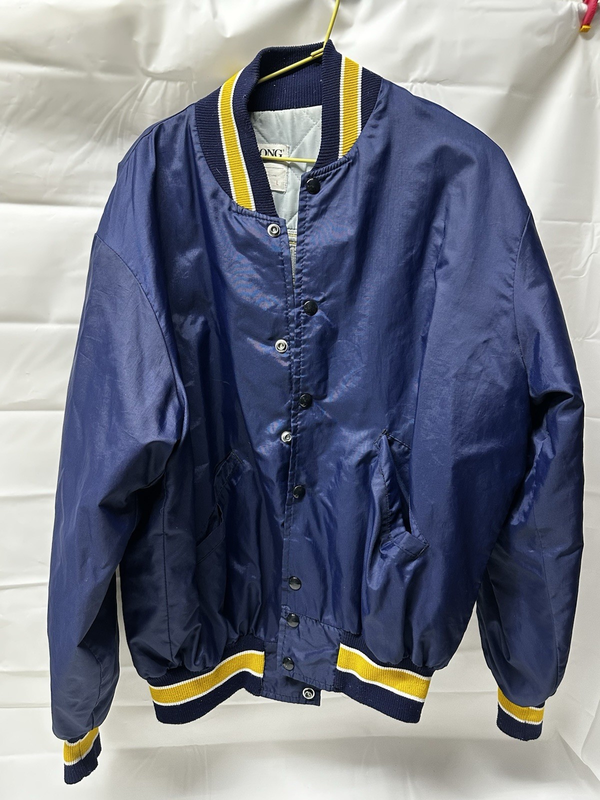 NCAA Purdue University Delong Bomber Varsity Jacket Mens L MADE IN USA πΊπΈ NCAA Purdue University Delong Bomber Varsity Jacket Mens L MADE IN USA πΊπΈ
