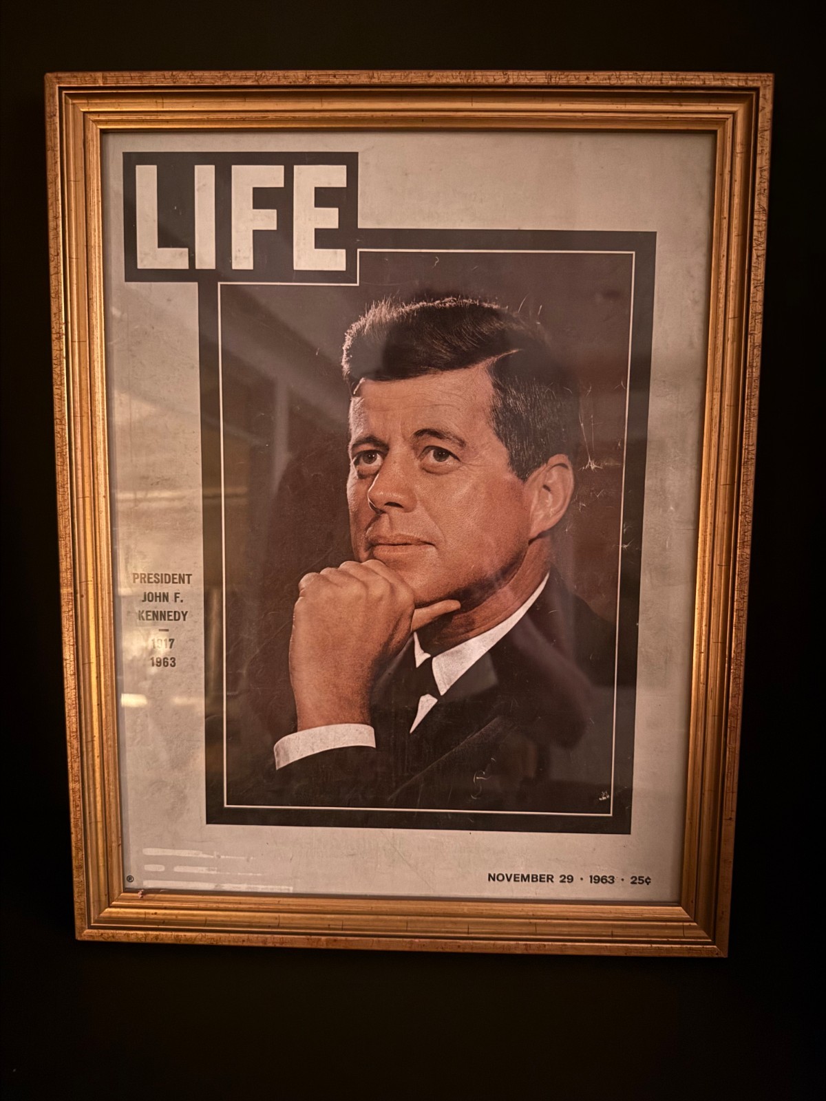 Framed Vintage LIFE Magazine November 29 1963  John F Kennedy Memorial Edition
