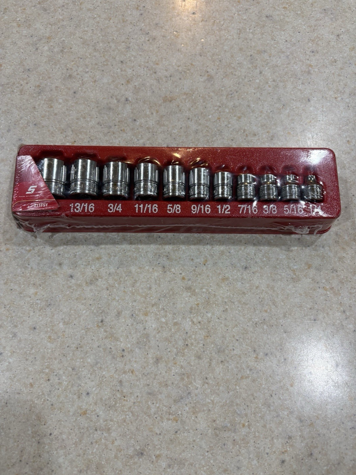 Snap-On 11-piece Shallow Socket Set 1/4”-7/8” (211FSY) Snap-On 11-piece Shallow Socket Set 1/4”-7/8” (211FSY)