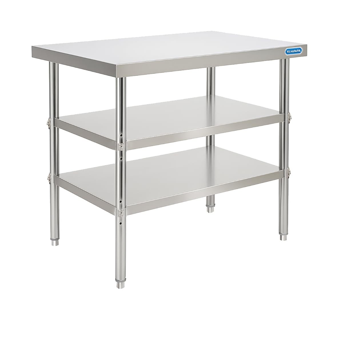Durable Commercial Grade Stainless Steel Prep Table 18x30 Inch for Food Service