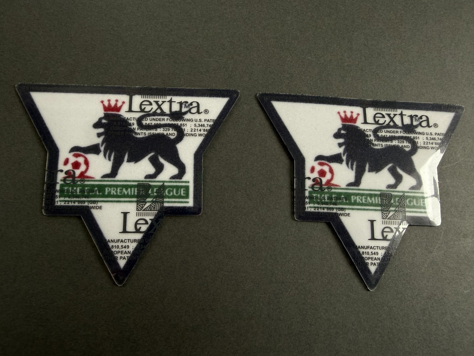 Premier League 1997-2003 Sleeve Patch Badge set  pair football epl