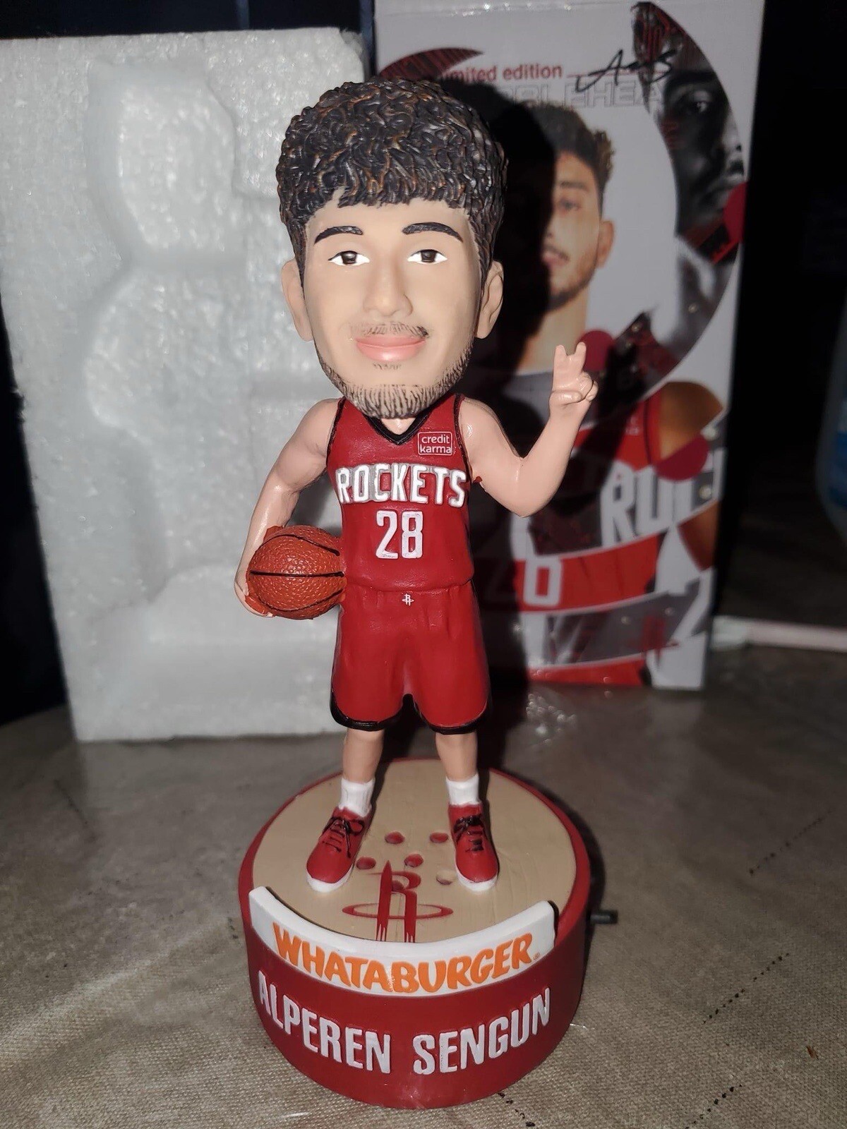 Houston Rockets 2023 Alperen Sengun SGA I’m So Happy Talking Bobblehead 1/25/23 Houston Rockets 2023 Alperen Sengun SGA I’m So Happy Talking Bobblehead 1/25/23