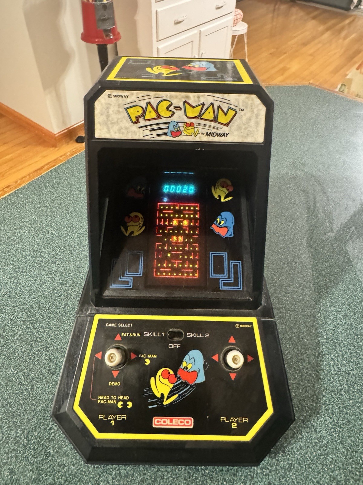 1981 Coleco Vintage Pac-Man Midway Mini Arcade Tabletop Video Game- WORKING ▶️ 1981 Coleco Vintage Pac-Man Midway Mini Arcade Tabletop Video Game- WORKING ▶️
