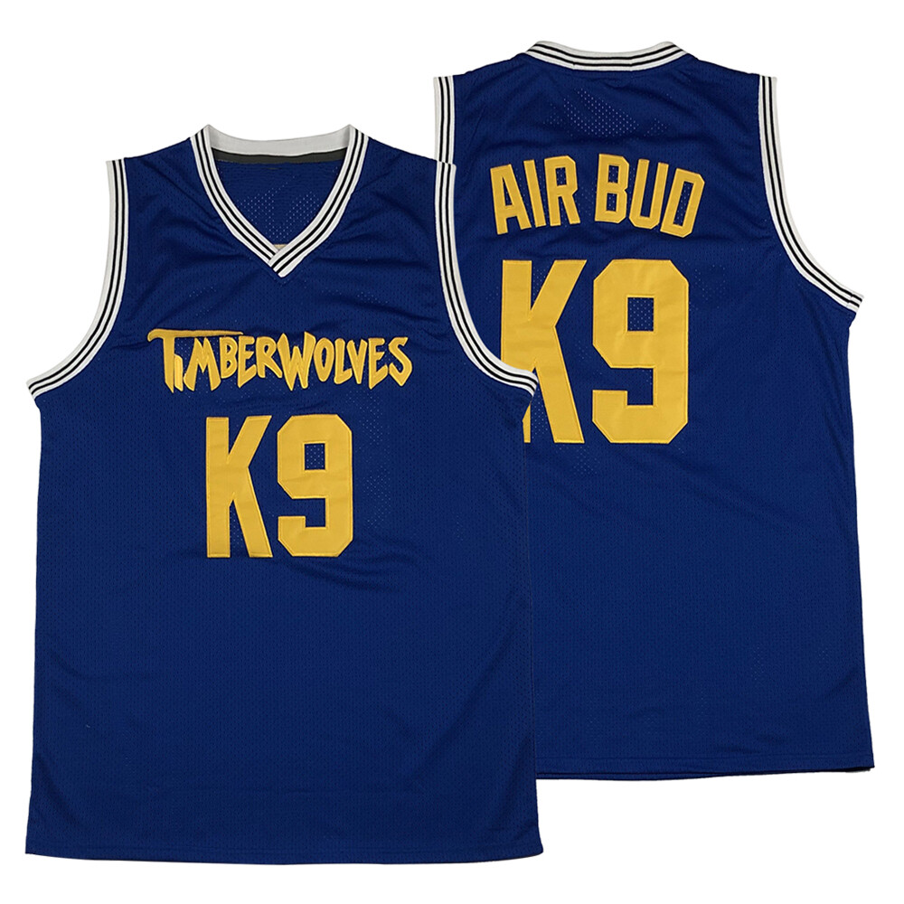  Retro Air Bud K9 Basketball Jerseys Blue Youth/Men's All Stitched Custom S-6XL