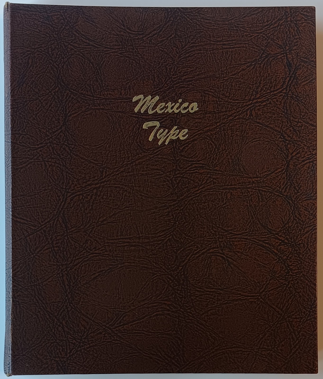RARE Dansco Mexico Mexican Type Collection No. 7220 Coin Album Book Made In USA