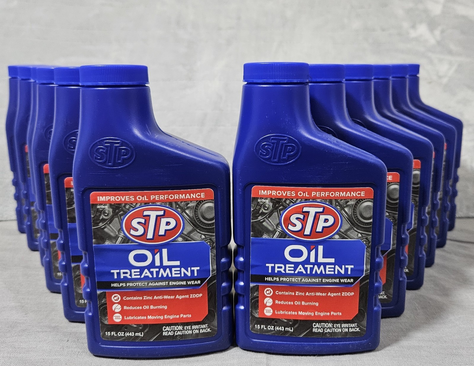 STP Oil Treatment Additive 15 oz Bottles Lot of 12 New Engine Oil Treatment