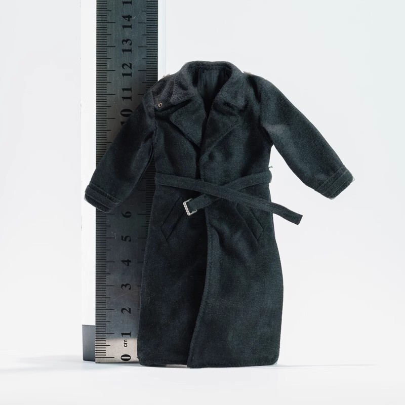 1/12 Scale Men Clothes Vintage Trench Coat For 6