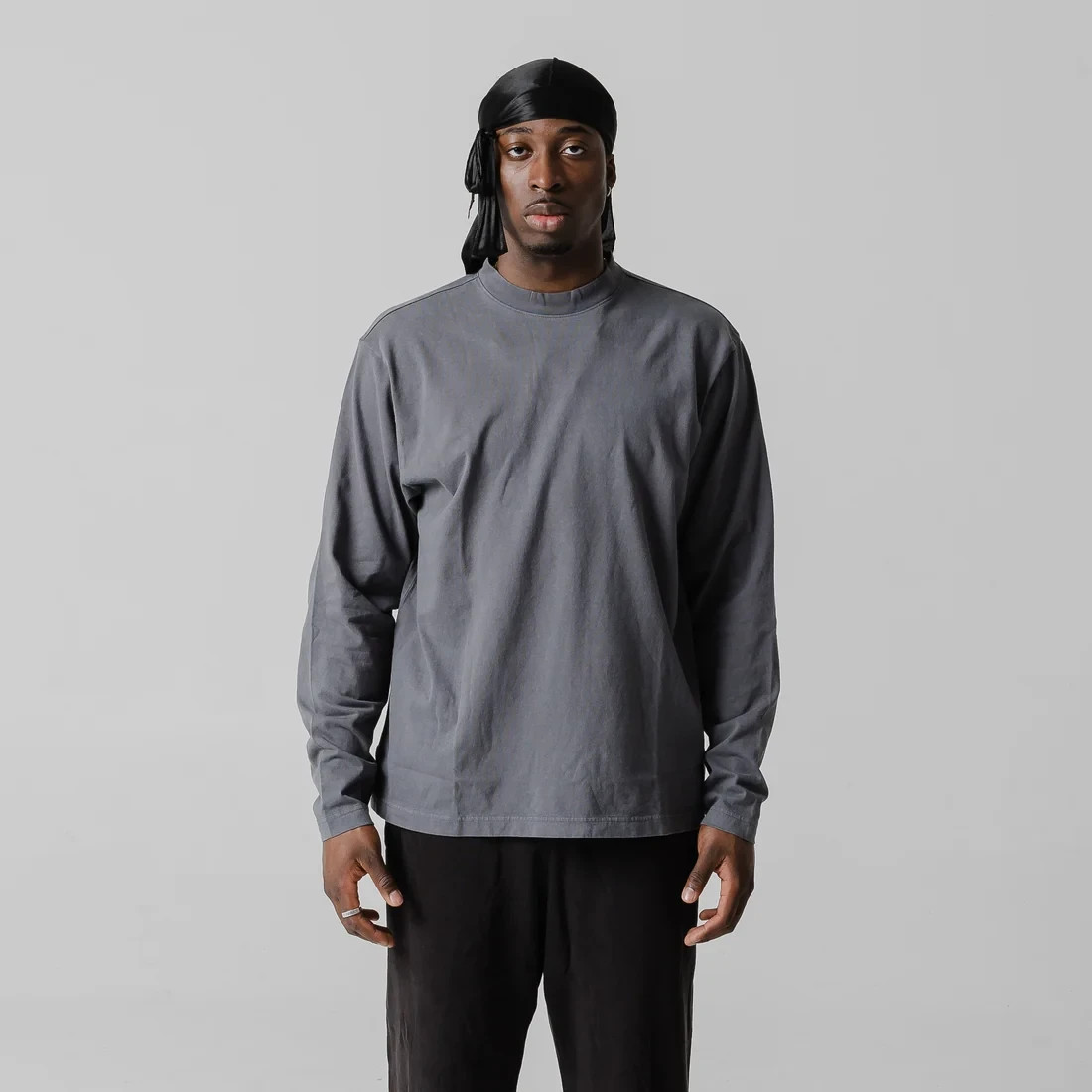Yeezy Gap Long Sleeve T-Shirt Dark Gray Unreleased Season YZY Medium