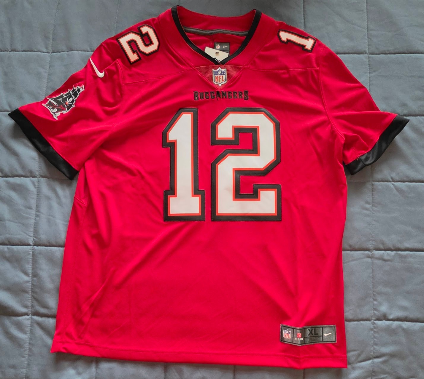 Tampa Bay Buccaneers Tom Brady Nike Untouchable Limited Jersey Size XL