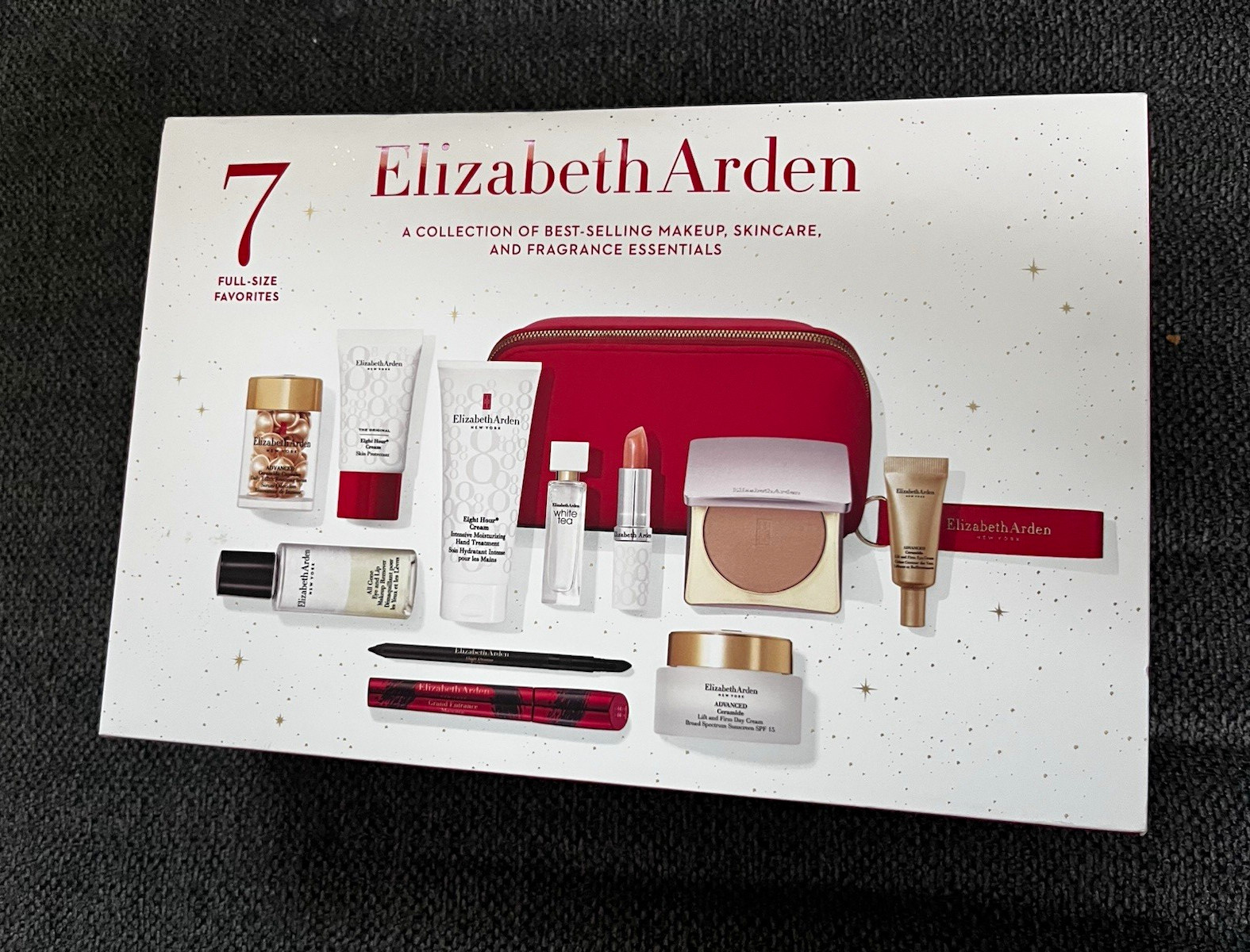 Elizabeth Arden 7-Piece Makeup/Skincare Gift Set w/ Bag Retinol SPF 50 Elizabeth Arden 7-Piece Makeup/Skincare Gift Set w/ Bag Retinol SPF 50