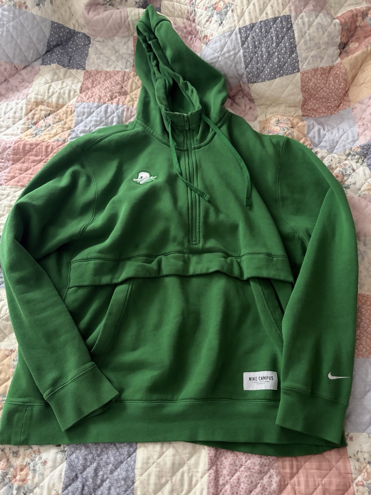 Nike Oregon Ducks Campus Collection Quarter Zip Size XL Nike Oregon Ducks Campus Collection Quarter Zip Size XL