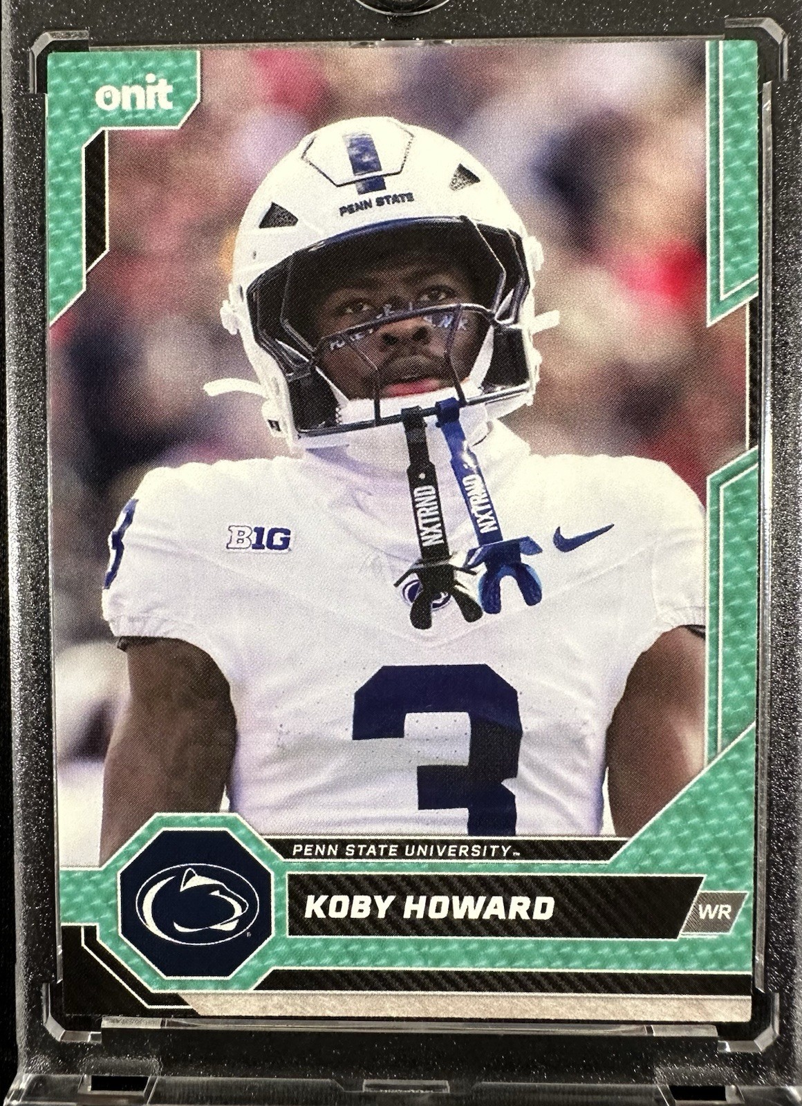 KOBY HOWARD Teal Parallel Rookie 2026 ONIT Penn State Nittany Lions Football
