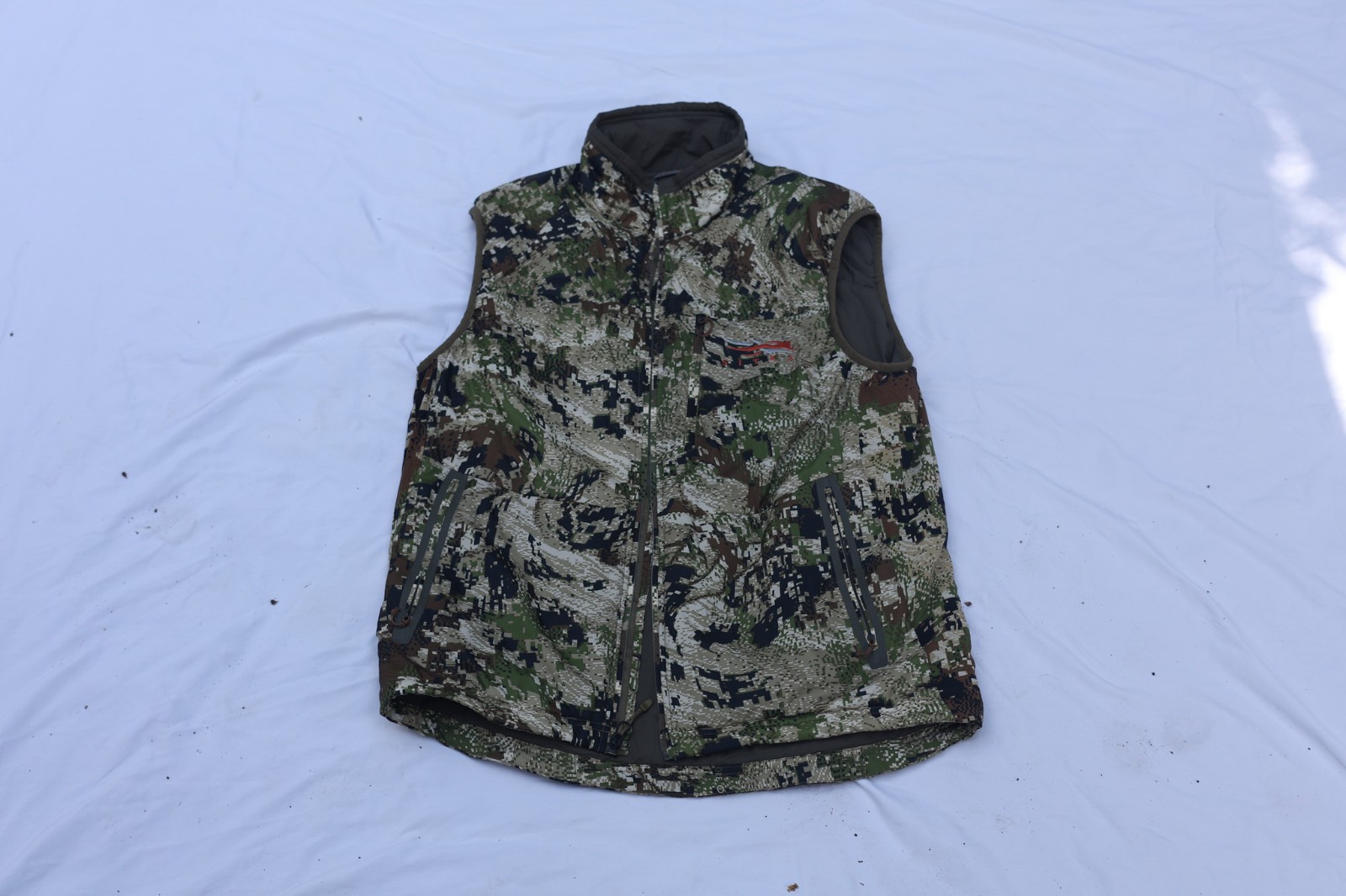 SITKA Kelvin Lite Vest Mens Large Optifade Subalpine PrimaLoft Insulated 30044