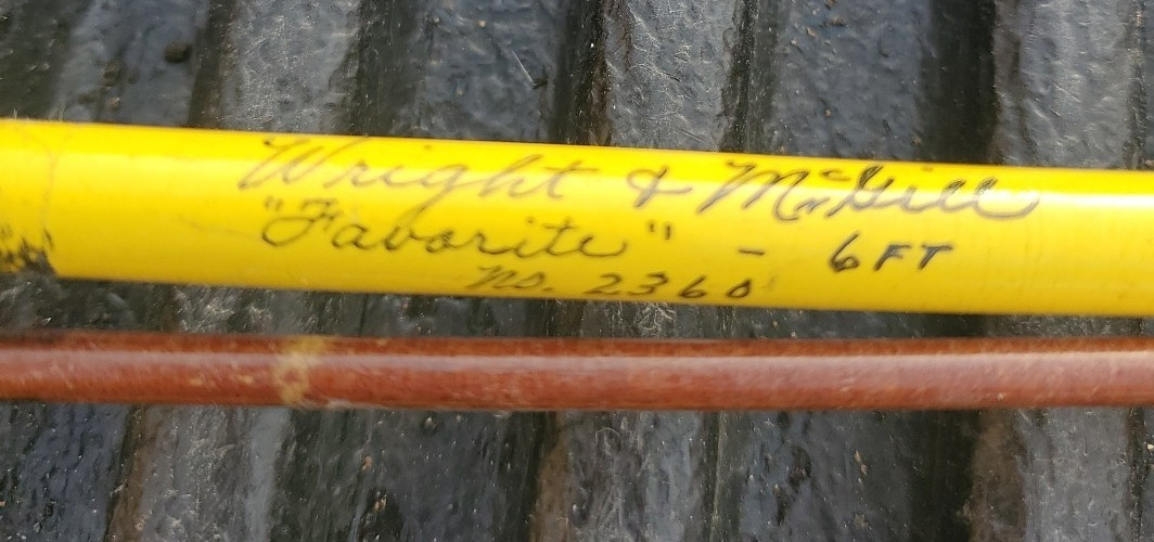WRIGHT & McGILL 6ft. Casting Rod 2pc Vtg No 2360 Denver Co USA WRIGHT & McGILL 6ft. Casting Rod 2pc Vtg No 2360 Denver Co USA