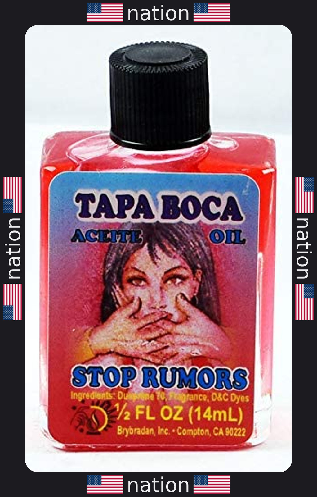 1/2oz BRYBRADAN Stop Rumors Oil - TAPA Boca ACEITE (Single Piece)