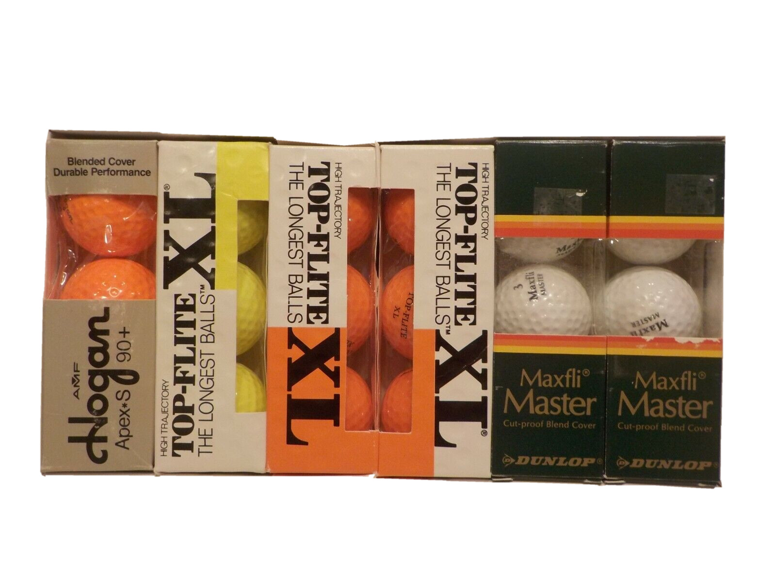 Dunlop maxfli master top-lite xl hogan amf lot of 18 Dunlop maxfli master top-lite xl hogan amf lot of 18