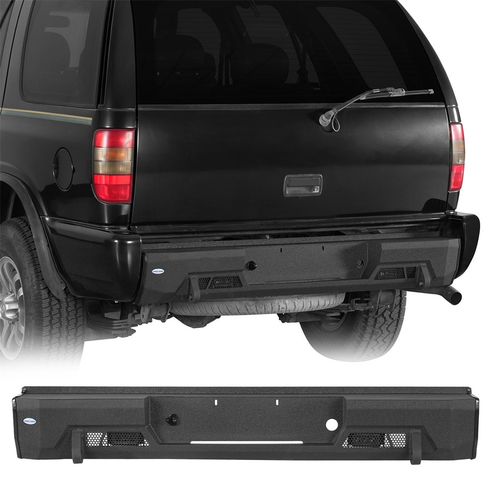 Off-Road Steel Rear Bumper w/2x 9W LED Spotlights For 1995-2005 Chevy S10 Blazer