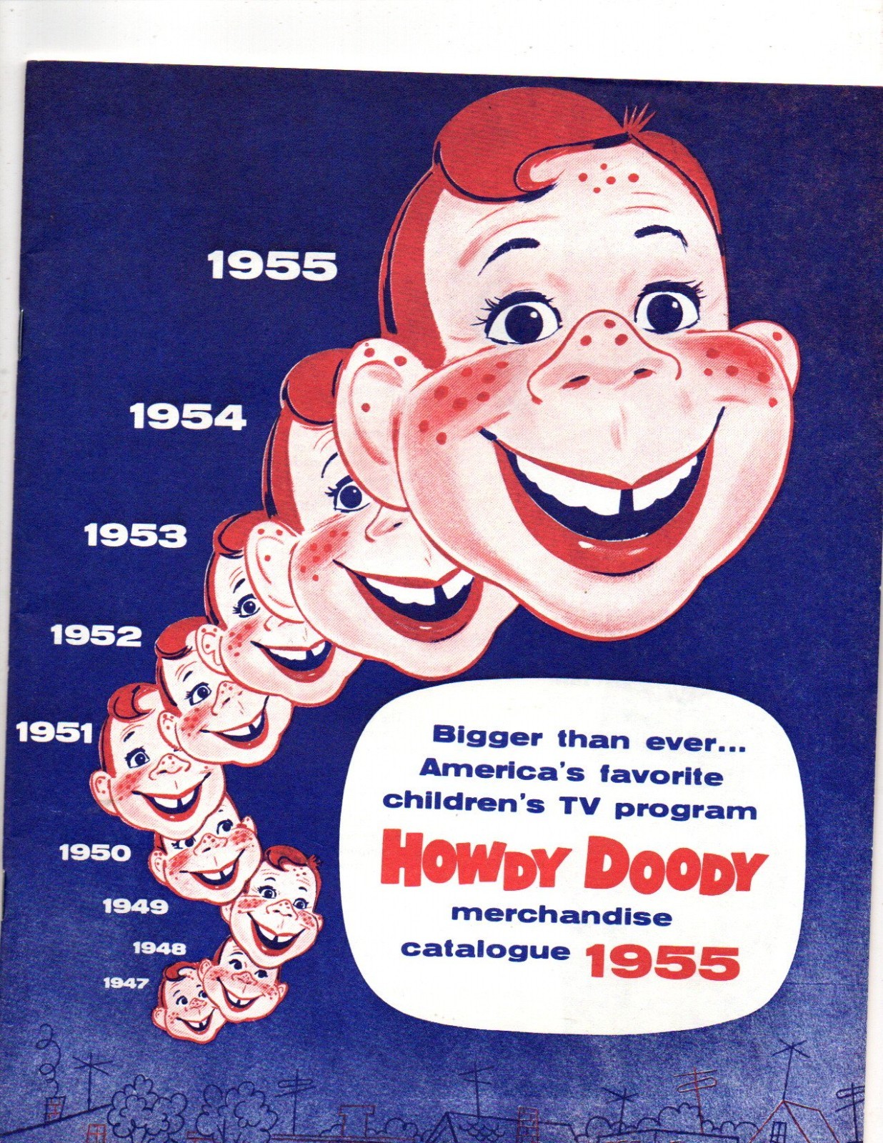 HOWDY DOODY  Merchandise Catalogue (1955) - great condition 22 pages