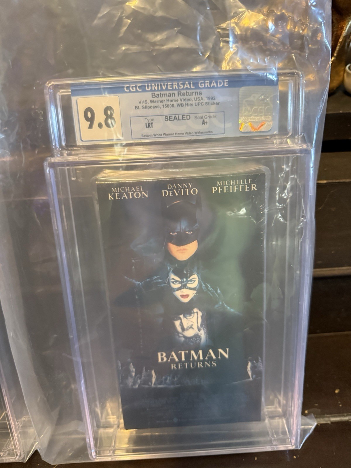 Batman 1988 VHS CGC 9.8 And Batman Returns VHS CGC 9.8 Set