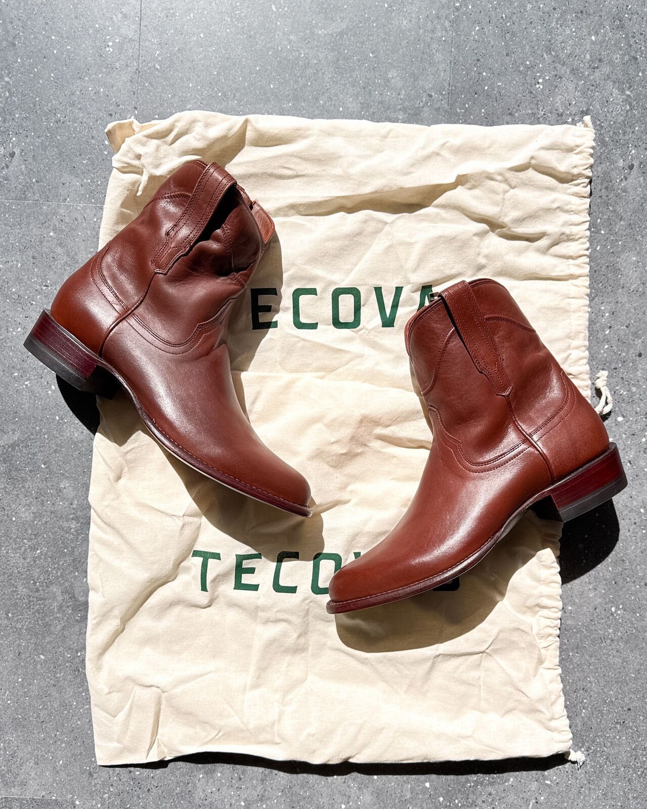 Tecovas The Dean Hazelnut Leather Western Cowboy Boot 10.5 D Tecovas The Dean Hazelnut Leather Western Cowboy Boot 10.5 D